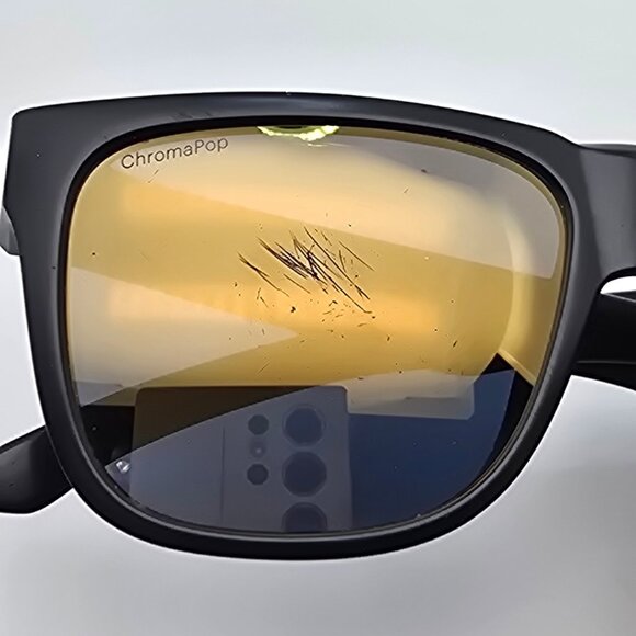 Smith Lowdown 2 Black Frame ChromaPop Polarized Gold Mirror Lens Sunglasses 55mm - Picture 14 of 14